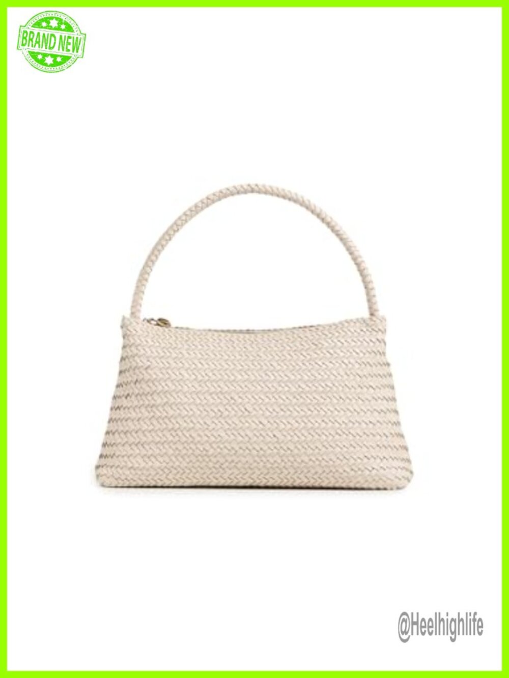 Madewell Woven Shoulder Bag Gold-tone Hardware Satchel Crossbody